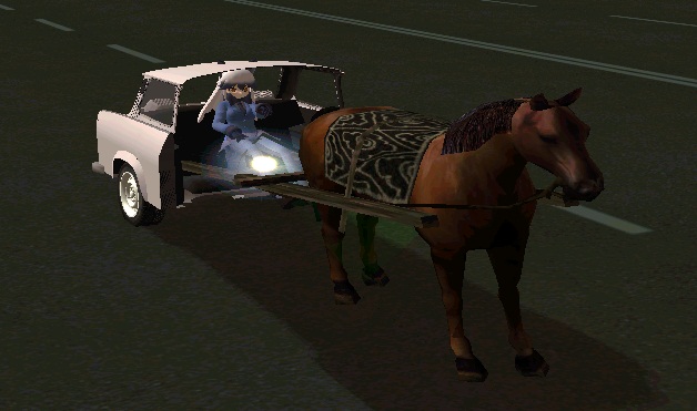 Trabant with Horse для GTA CRIMINAL RUSSIA